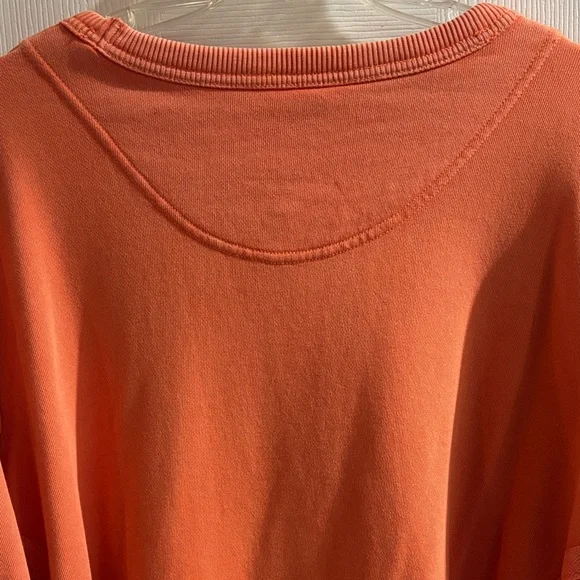 Aerie Oversized Coral Orange Sweatshirt - Picture 3 of 6